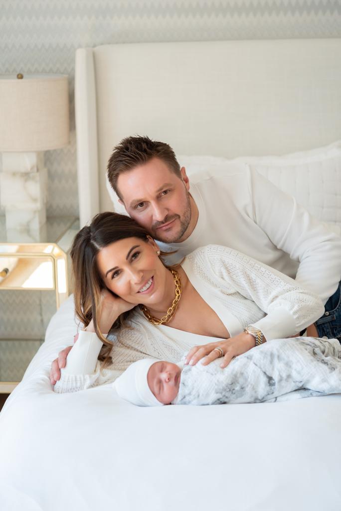 Couple with baby