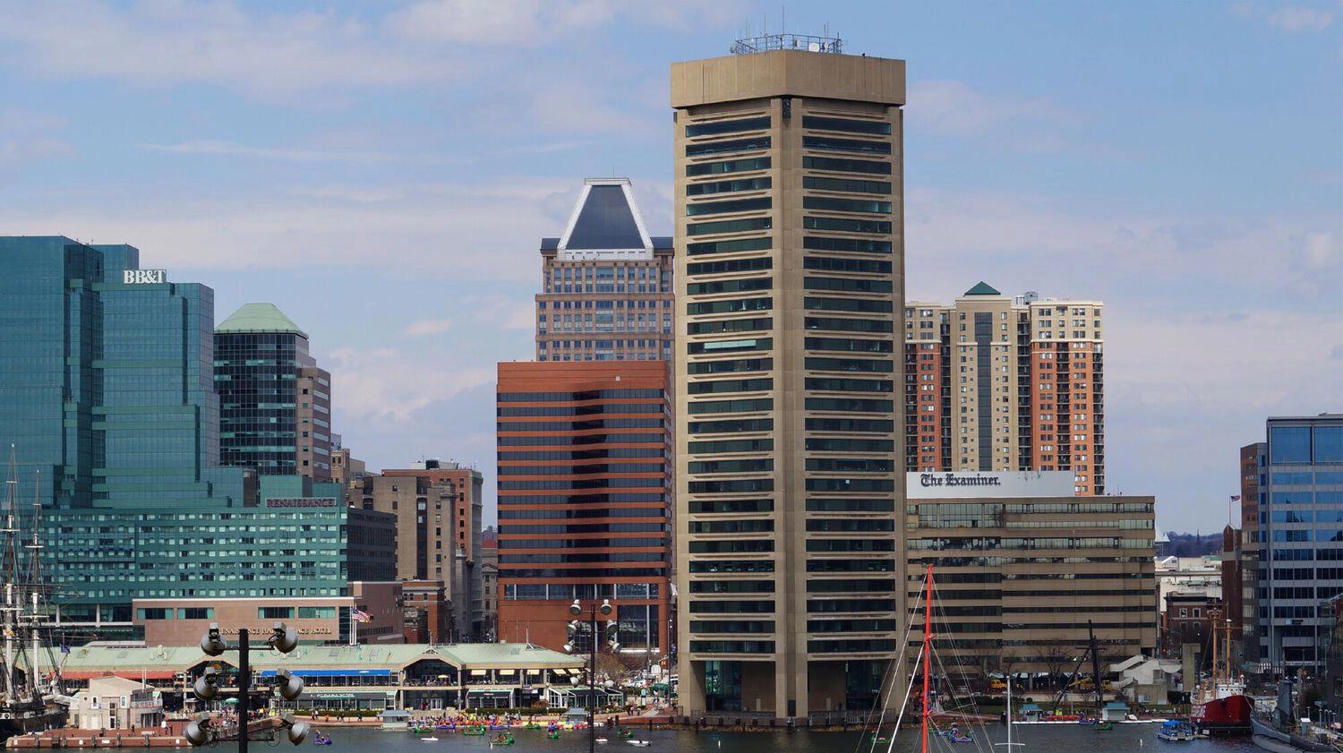 View of downtown Baltimore