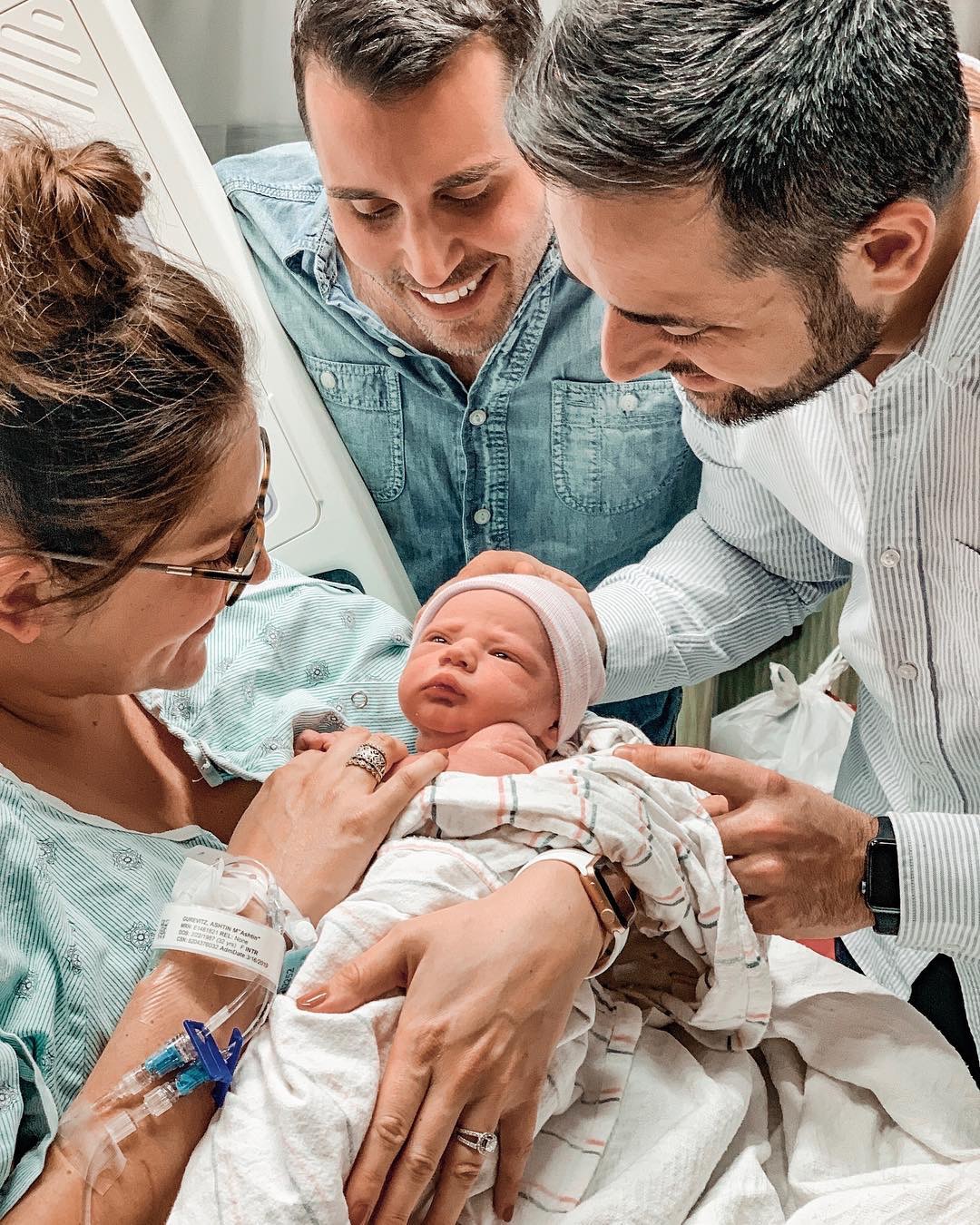 Ashtin shares how impactful the moment she gave birth to her surrobabe and how incredible it was to witness her intended dads meet their son Silas for the first time.